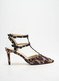 Pantofi cu toc maro ASTRID BLACK LABEL femme