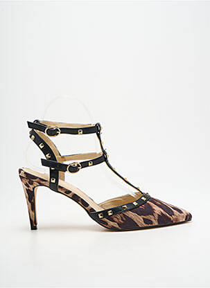 Pantofi cu toc maro ASTRID BLACK LABEL femeie