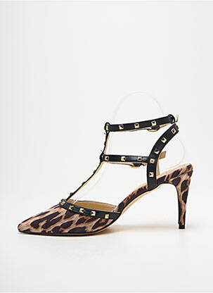Pantofi cu toc maro ASTRID BLACK LABEL femeie