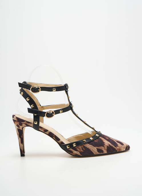 Pantofi cu toc maro ASTRID BLACK LABEL femeie