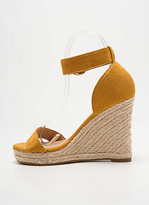 Pantofi cu toc portocalie ONLY femeie