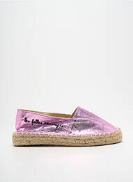 Espadrile roz PIECES femme