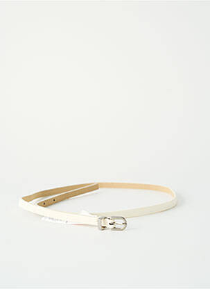 Curea alb PIECES femeie