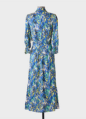 Rochie lungă albastru DEUX. BY ELINE DE MUNCK femeie
