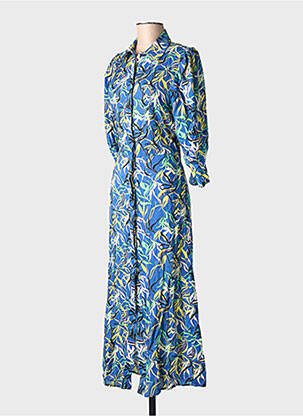 Rochie lungă albastru DEUX. BY ELINE DE MUNCK femeie