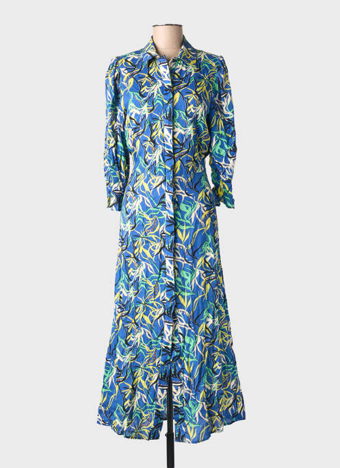 Rochie lungă albastru DEUX. BY ELINE DE MUNCK femeie