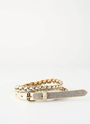 Curea auriu PIECES femeie