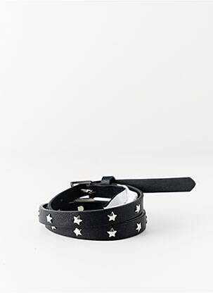 Curea negru PIECES femeie