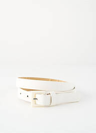 Curea alb PIECES femme