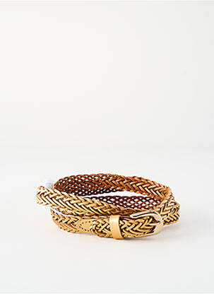 Curea auriu PIECES femeie