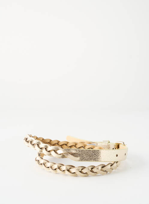 Curea auriu PIECES femeie