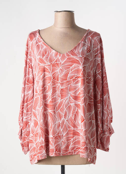 Top portocaliu MULTIPLES femeie