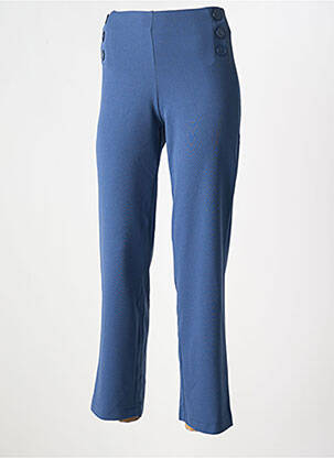 Pantalon drept albastru MULTIPLES femeie