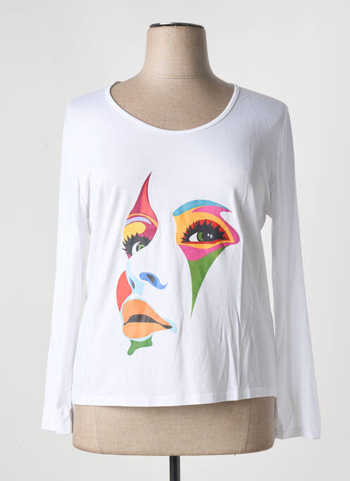 Tricou alb MULTIPLES femeie