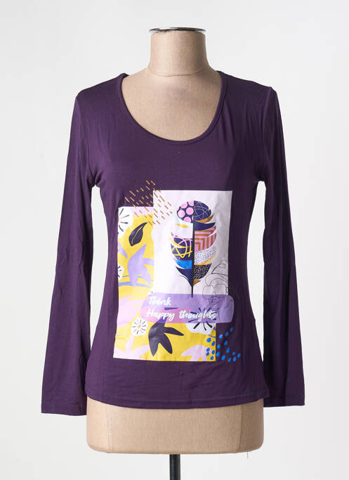 Tricou violet MULTIPLES femeie