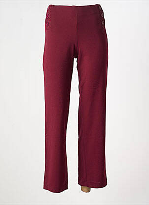 Pantalon drept bordeaux MULTIPLES femeie