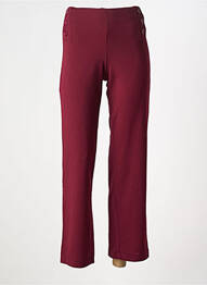Pantalon drept bordeaux MULTIPLES femme