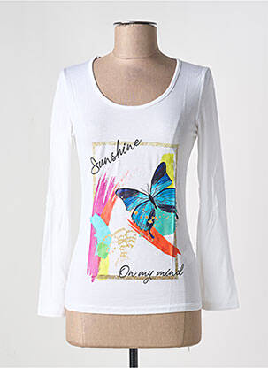 Tricou alb MULTIPLES femeie