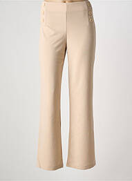 Pantalon drept bej MULTIPLES femme
