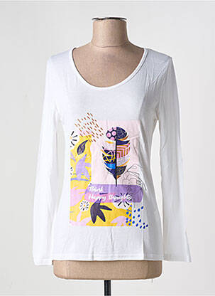 Tricou alb MULTIPLES femeie