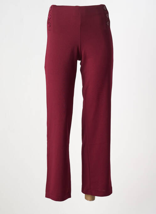 Pantalon drept bordeaux MULTIPLES femeie