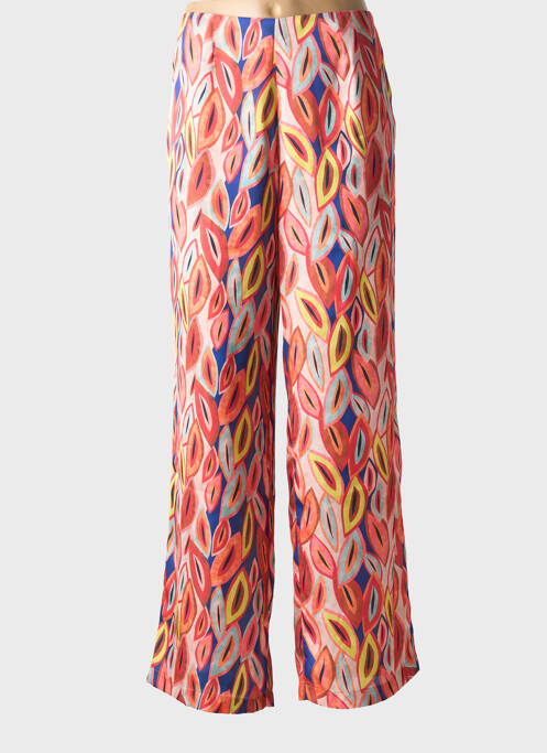 Pantalon larg portocaliu MULTIPLES femeie