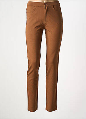 Pantalon slim maro MULTIPLES femeie