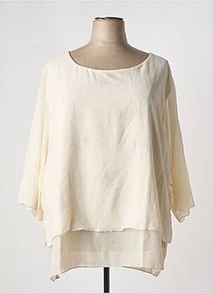 Tunică mâneci scurte ecru MULTIPLES femeie