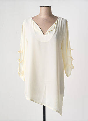 Tunică mâneci scurte ecru MULTIPLES femeie