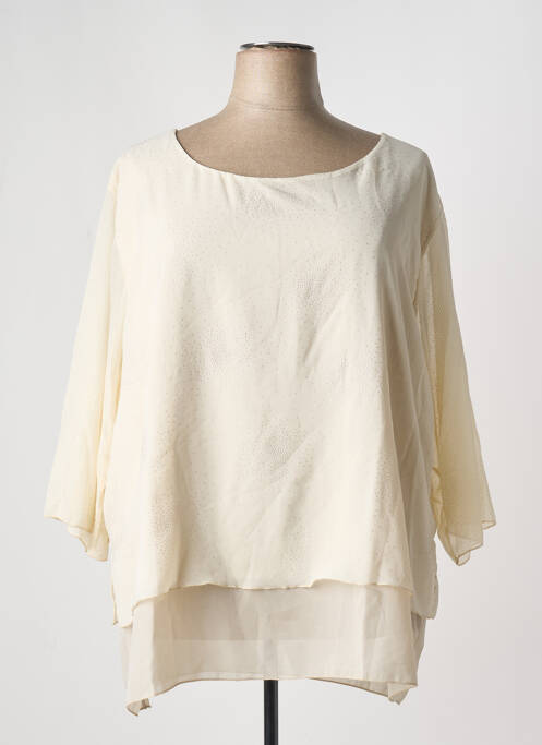 Tunică mâneci scurte ecru MULTIPLES femeie