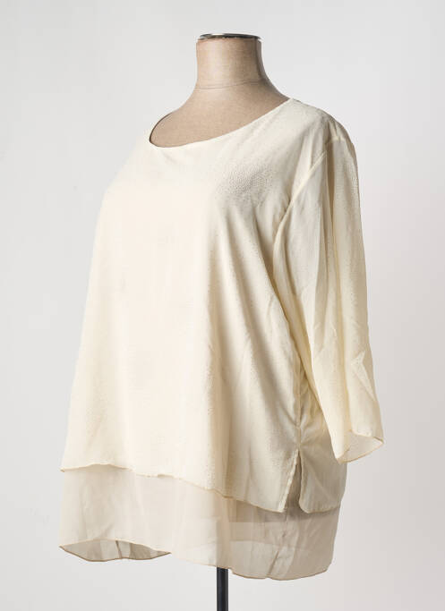 Tunică mâneci scurte ecru MULTIPLES femeie