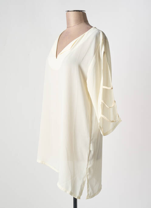 Tunică mâneci scurte ecru MULTIPLES femeie