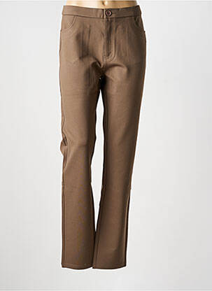 Pantalon slim maro MULTIPLES femeie