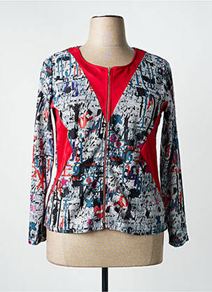 Vestă cu mâneci lungi gri MULTIPLES femeie