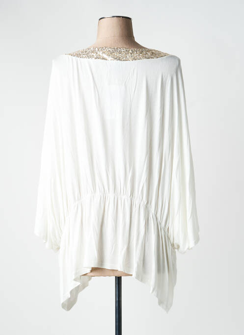 Tunică mâneci scurte alb MULTIPLES femeie