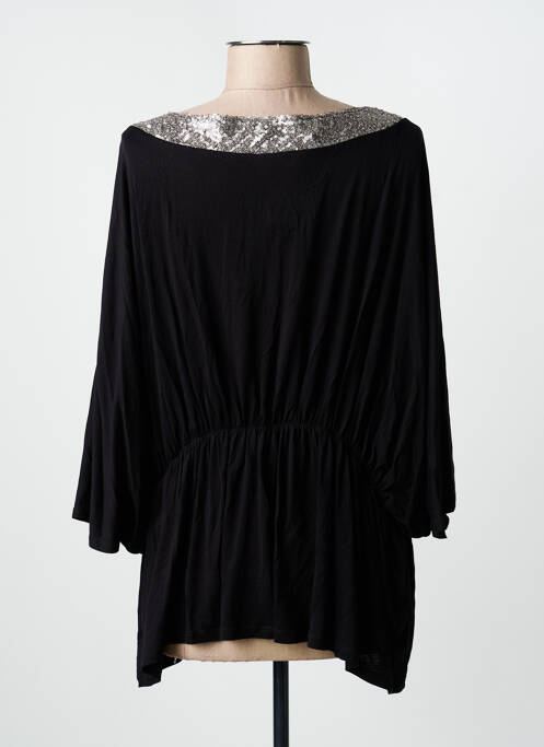 Tunică mâneci scurte negru MULTIPLES femeie