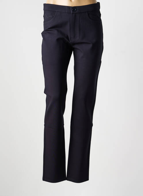 Pantalon slim albastru MULTIPLES femeie