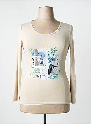 Tricou bej MULTIPLES femeie