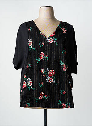 Top negru MULTIPLES femeie