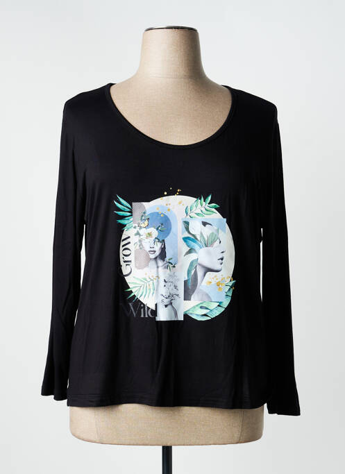 Tricou negru MULTIPLES femeie