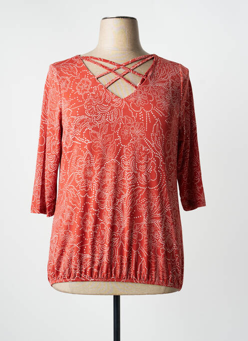 Top portocaliu MULTIPLES femeie