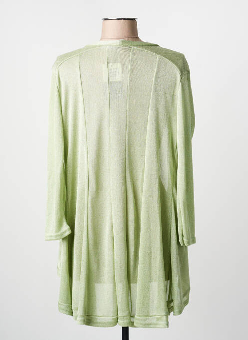 Vestă cu mâneci lungi verde MULTIPLES femeie