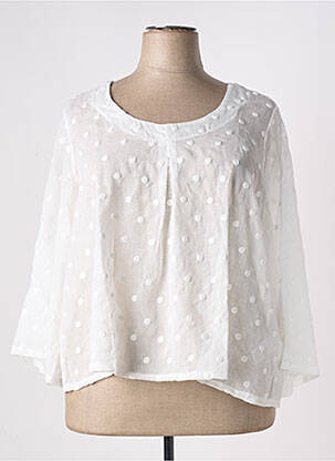 Top alb G!OZE femeie