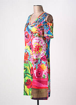 Rochie midi roz MALOKA femeie