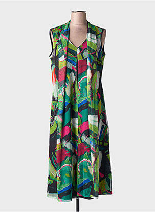 Rochie midi negru MALOKA femeie