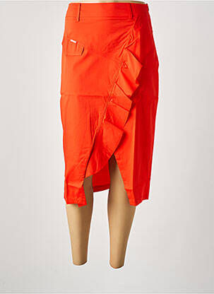 Fustă midi portocaliu MALOKA femeie