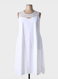 Rochie midi alb MALOKA femeie