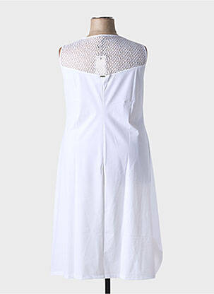 Rochie midi alb MALOKA femeie
