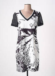 Rochie midi alb MALOKA femeie