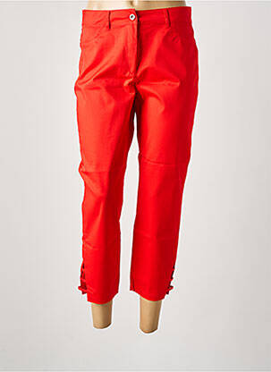 Pantalon trei sferturi portocaliu MALOKA femeie